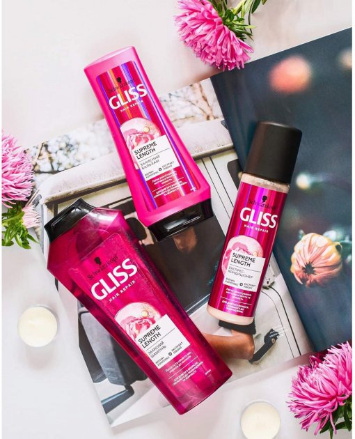 Gliss Kur Supreme Length Protective Shampoo, 250 mL - Image 4