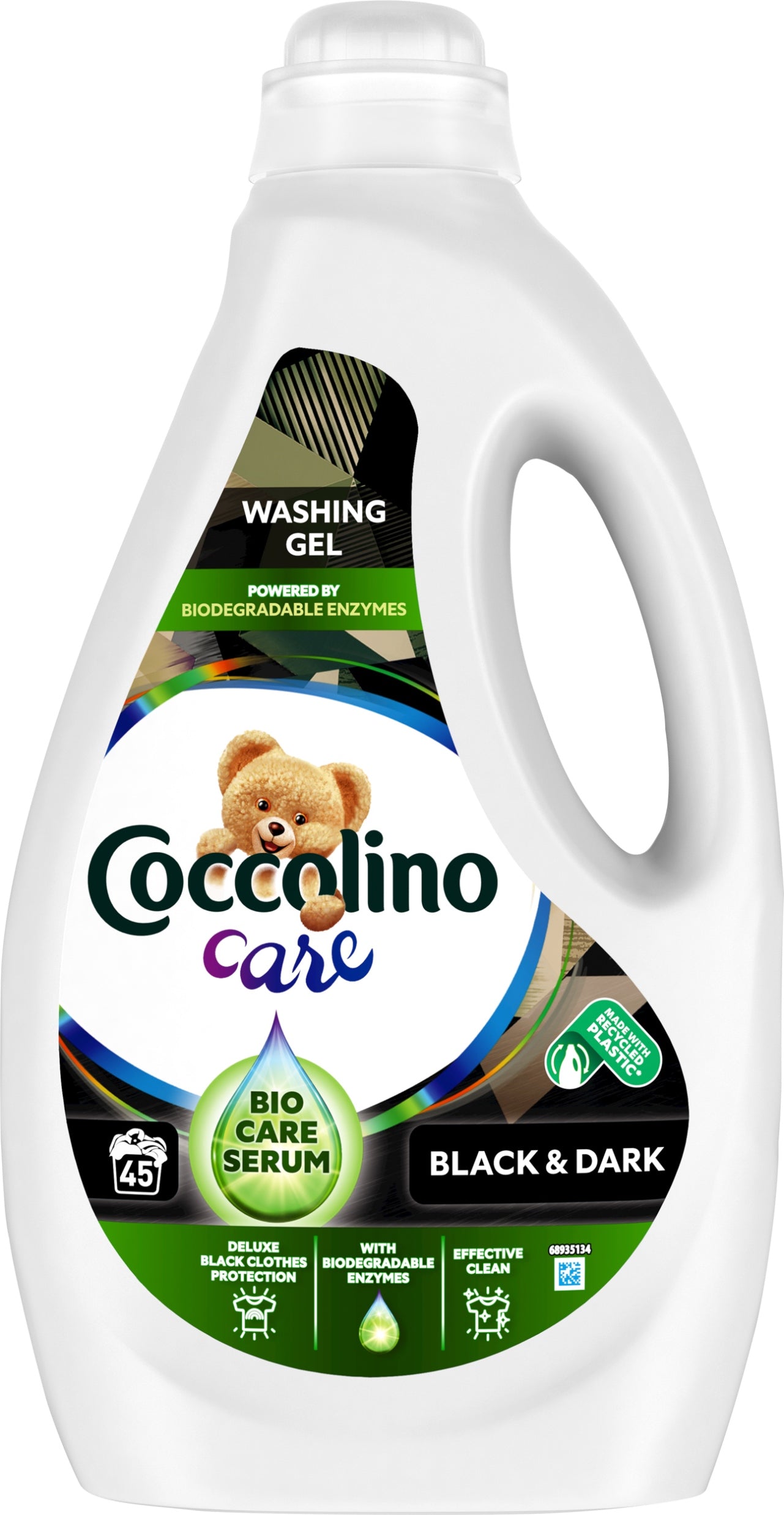 Coccolino Care Black & Dark Laundry Detergent Gel, 45 Loads, 1.8 L