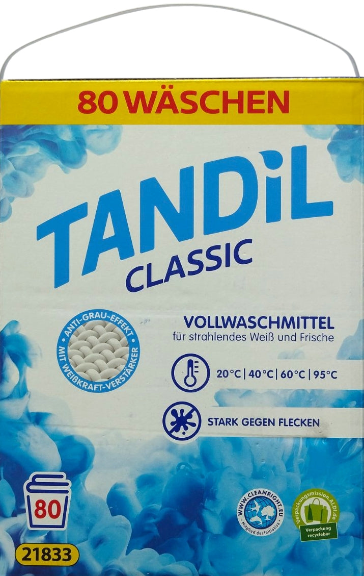 Tandil Classic Universal Laundry Detergent Powder, 80 Loads, 5.2 kg