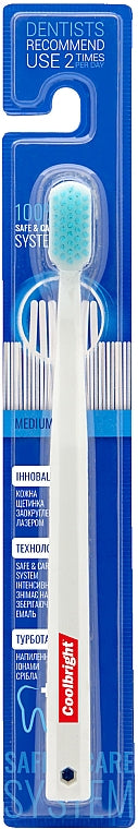 Coolbright Safe & Care Medium Toothbrush