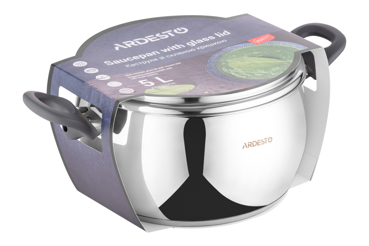 Ardesto Gemini Cremona AR4350GA Pot, 22 cm, 5 L - Image 4