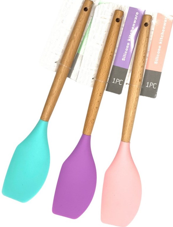 Benson Bamboo Silicone Spatula, 31.5 cm