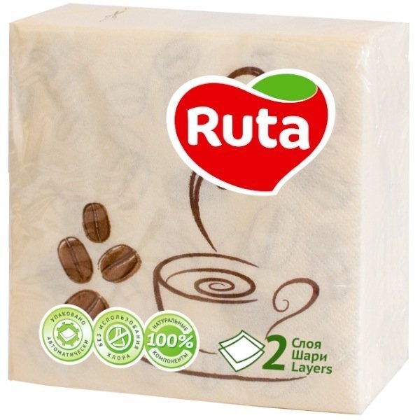Ruta Double Luxe Coffee Table Napkins, 40 sheets