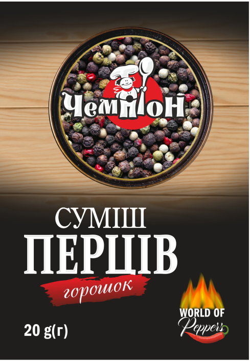 Champion Whole Peppercorn Mix, 20 g