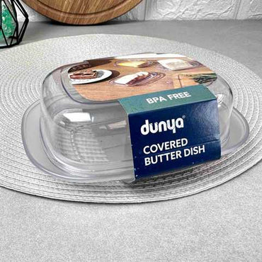 Dunya 30301 Plastic Butter Dish - Image 2