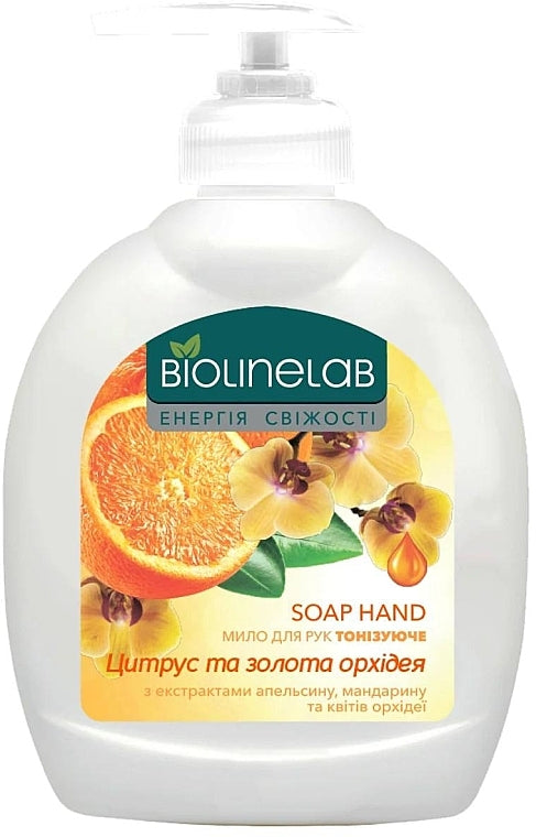 Biolinelab Citrus & Golden Orchid Liquid Soap, 300 mL