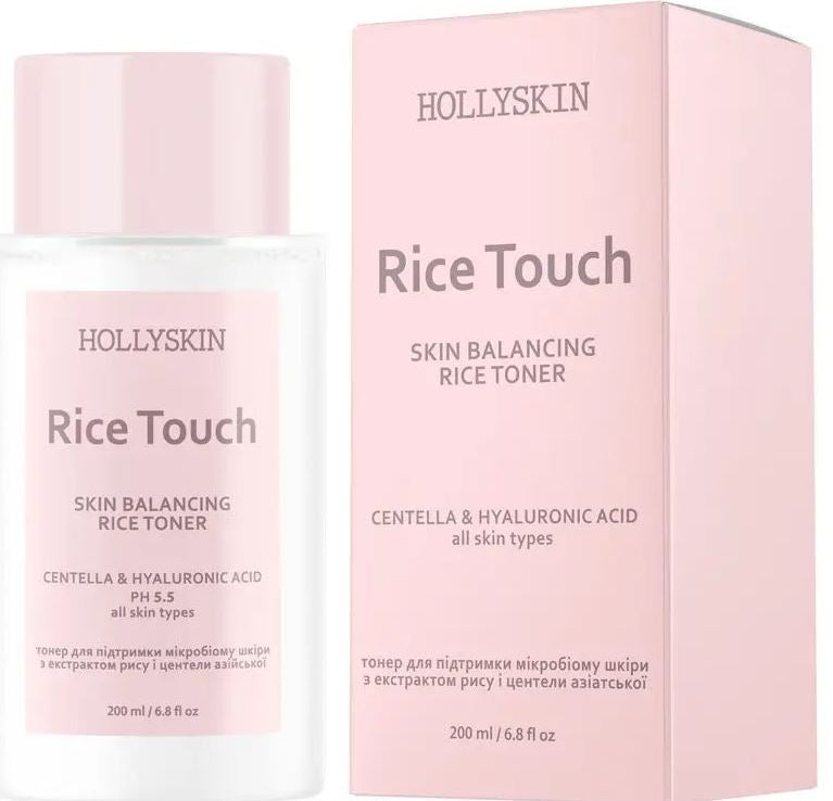 Hollyskin Facial Microbiome Toner with Centella Asiatica & Rice, 200 mL