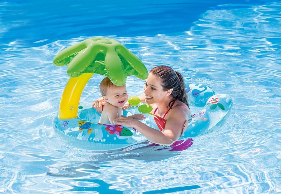 Intex 56590 Swim Ring with Canopy, 1.17 x 75 cm - Image 3
