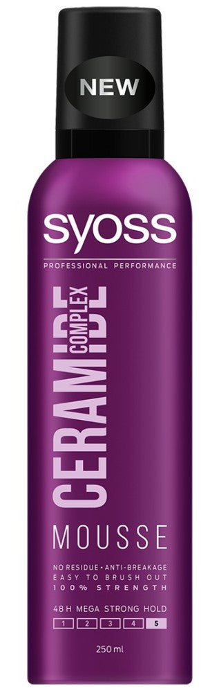 SYOSS Ceramide Complex Hair Mousse, 250 mL