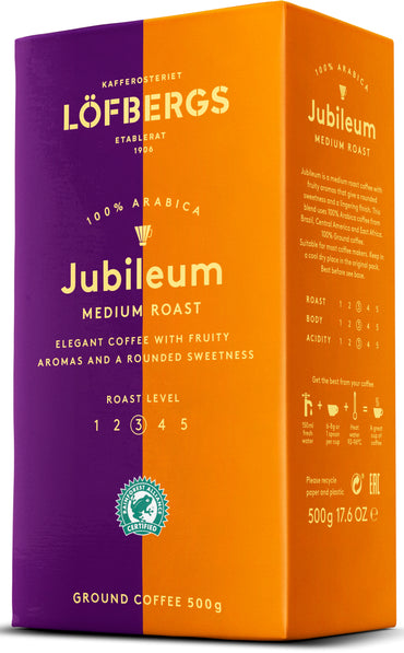 Löfbergs Jubileum Medium Roast Ground Coffee, 500 g - Image 2