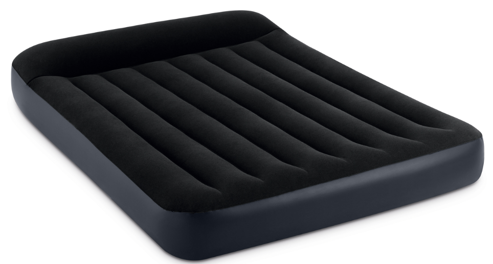 Intex 64148 Air Mattress with Headrest & Built-In Electric Pump, 1.37 x 1.91 m x 25 cm