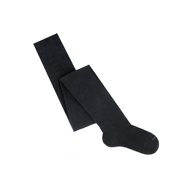 Duna 4398 Kids' Cotton Tights, Black, 4-6 Years, 110-116 cm - Image 2