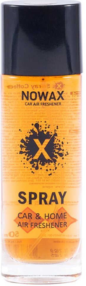 Nowax X Spray Coffee Car Air Freshener, 50 mL