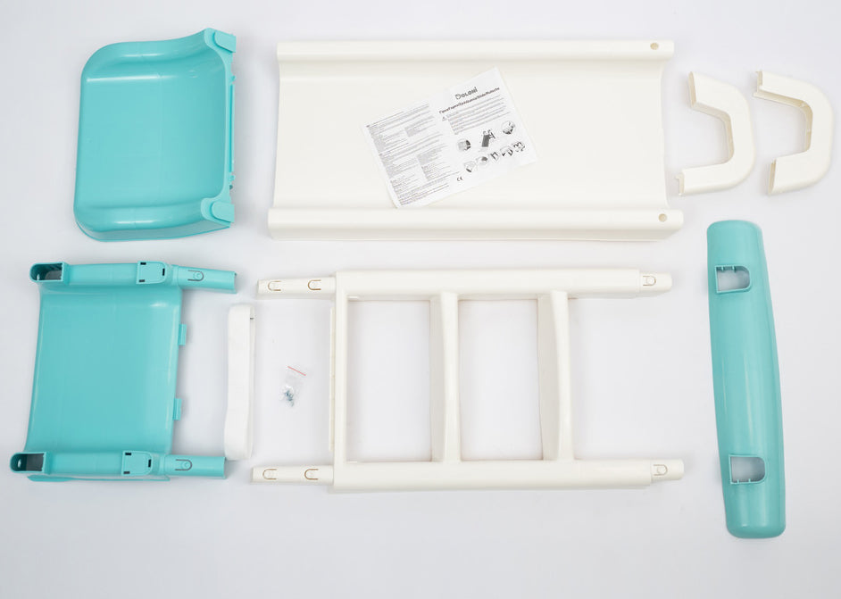 Doloni 0140-13 Kids Slide, Beige & Turquoise, 140 cm - Image 4