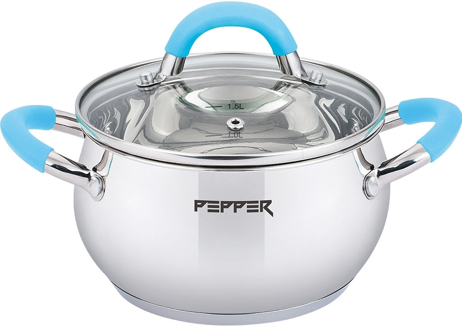 Pepper Bell PR-1112-18 Saucepan, 18 cm, 2.6 L