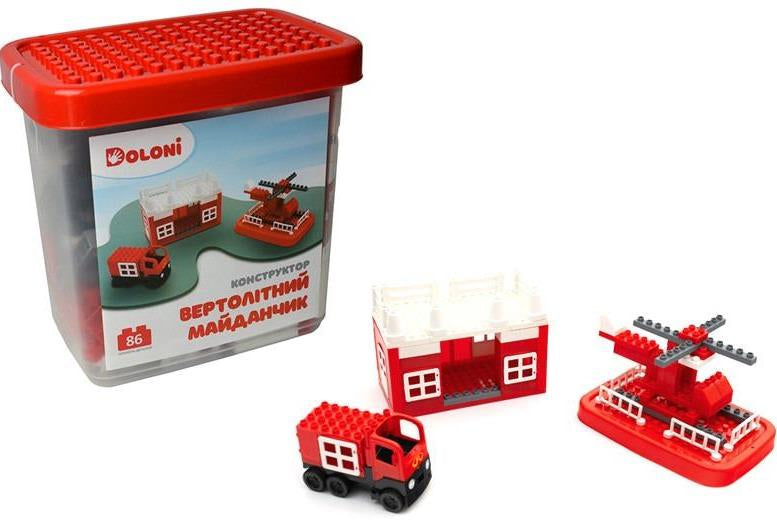 Doloni 013888/31 Helipad Building Set, 86 pcs