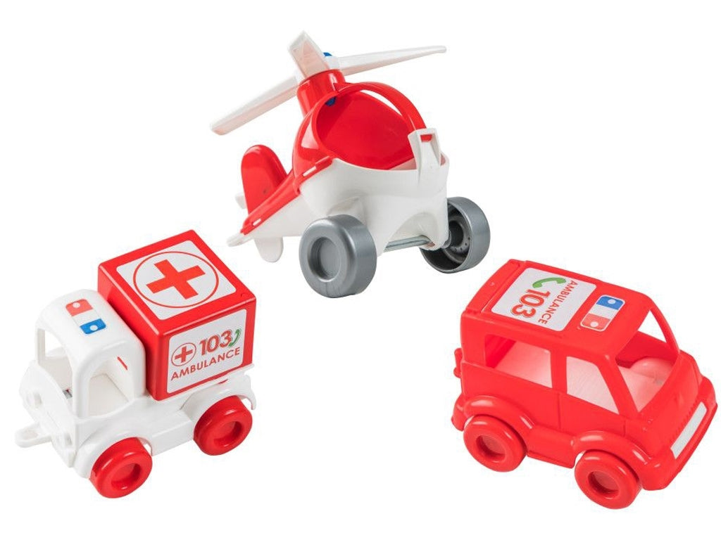 Tigres 39549 Kid Cars Ambulance Vehicle Set