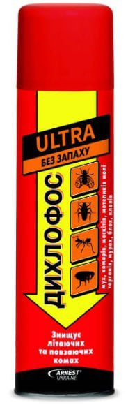 Ultra Fragrance-Free Dichlorvos Insect Killer Aerosol, 200 mL