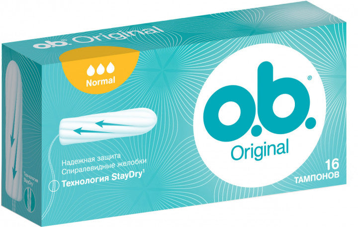 o.b. Original Normal Tampons, 16 pcs