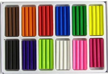 Neznaika 832520 Modeling Clay with Sculpting Tool, 12 Colors, 240 g - Image 2