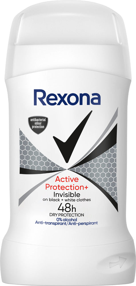 Rexona Active Protection + Invisible Antiperspirant Stick, 50 mL