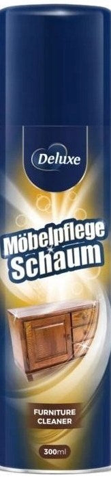 Deluxe Furniture Polish Foam Spray, 300 mL