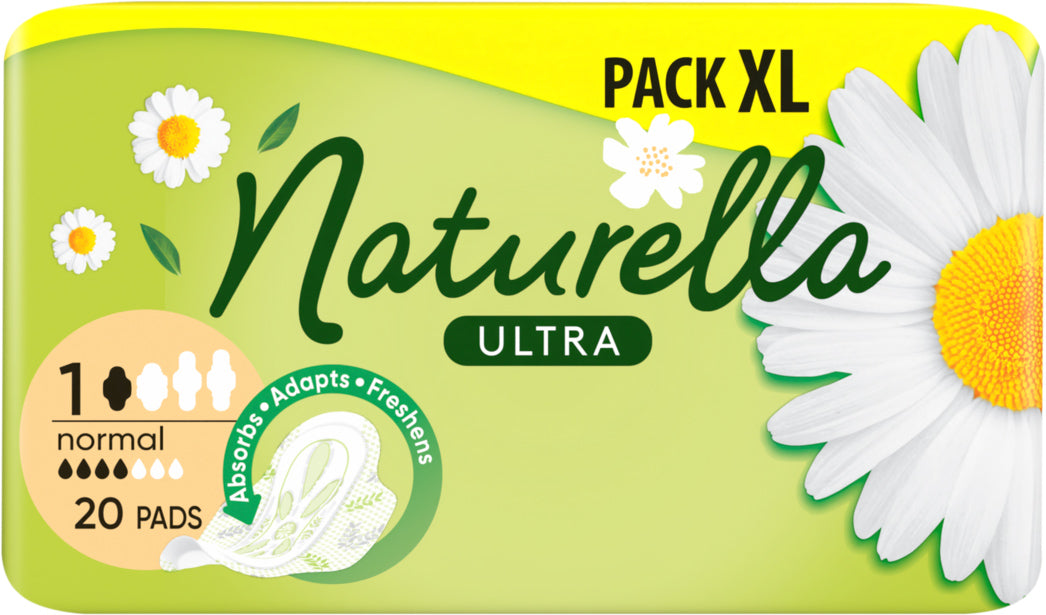 Naturella Ultra Normal Chamomile Sanitary Pads, 20 pcs