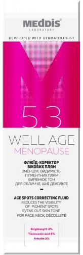 Meddis Well Age Menopause Age Spot Correcting Fluid, 30 mL