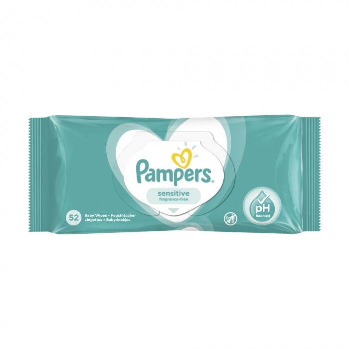 Pampers Kids Sensitive Wet Wipes, 52 pcs