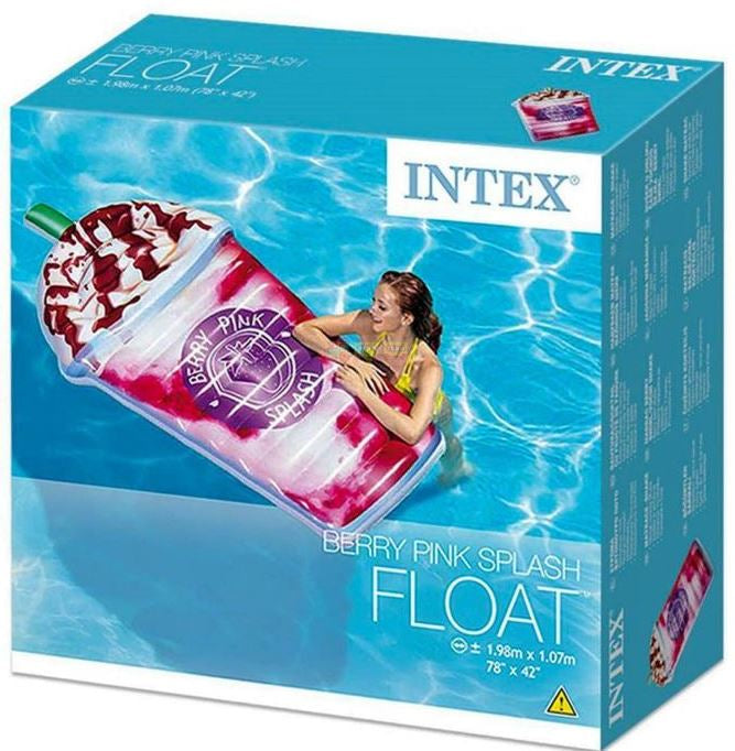 Intex 58777 Berry Cocktail Inflatable Air Mattress, 198 x 107 cm