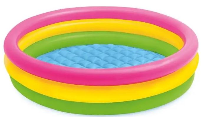 Intex 57412 Rainbow Kids' Pool, 1.14 m x 25 cm