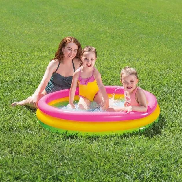 Intex 57412 Rainbow Kids' Pool, 1.14 m x 25 cm - Image 3