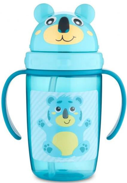 Canpol Babies 56/500 Turquoise Kids Straw Cup, Ages 9 Months+, 400 mL