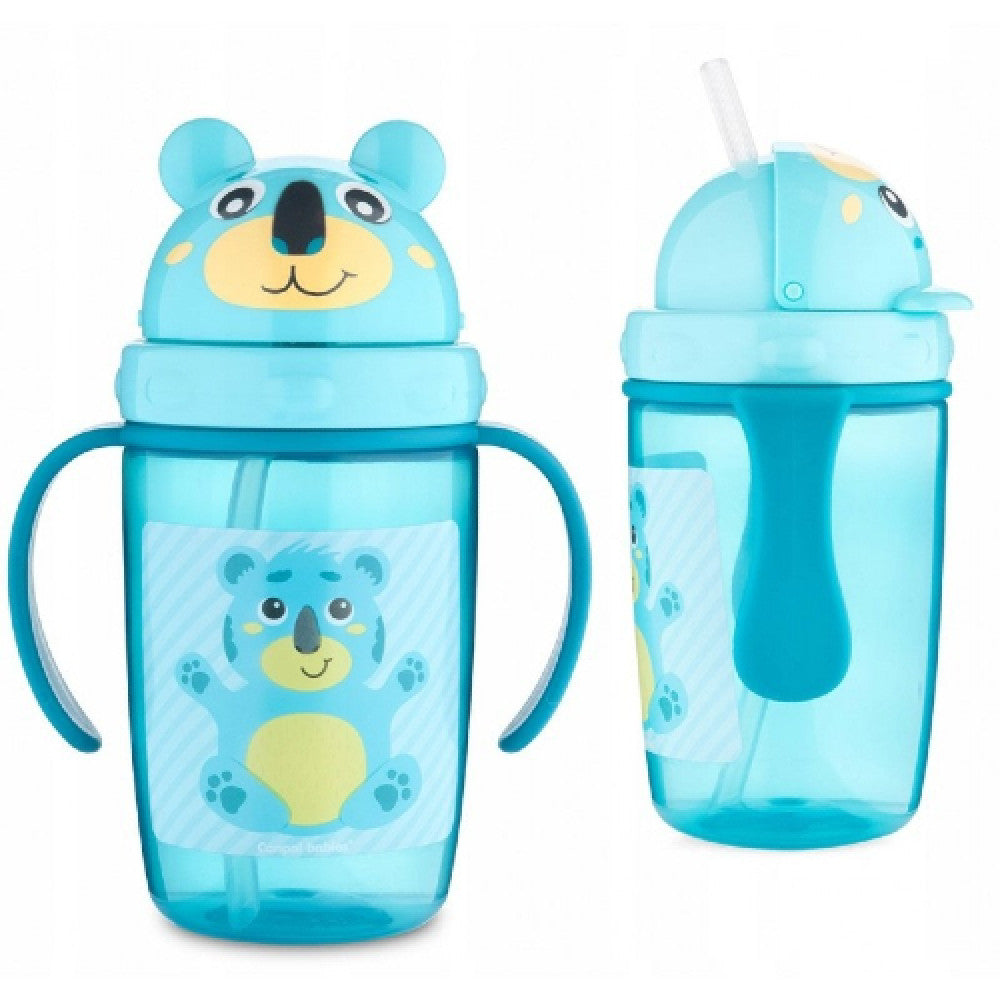Canpol Babies 56/500 Turquoise Kids Straw Cup, Ages 9 Months+, 400 mL - Image 4