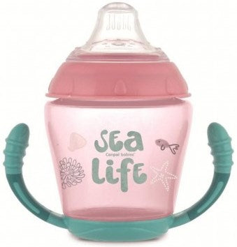 Canpol Babies 56/501 Pink Kids Soft-Spout Sippy Cup, 230 mL