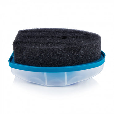 Dividik Black Smooth Leather Shoe Sponge with Dispenser, 6 mL - Image 2