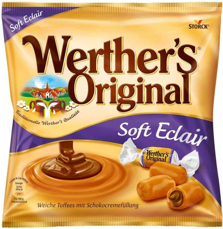 Werther's Original Soft Eclair Caramel Candy, 180 g