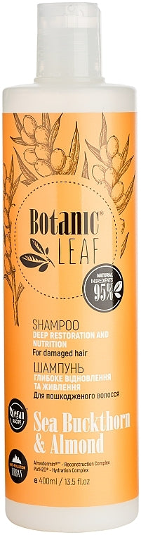 Botanic Leaf Deep Repair & Nourishing Shampoo for Damaged Hair, 400 mL