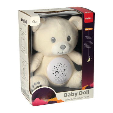 MBQ 662-3 A Bear Cub Kids' Night Light with Starry Sky Projector & Lullabies - Image 2