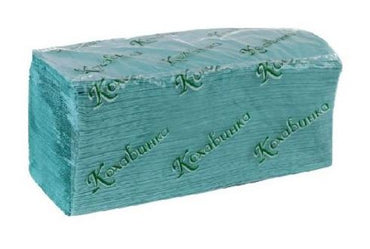 Kokhavynka V-Fold Green Recycled Paper Towels, 23 x 25 cm - Image 2