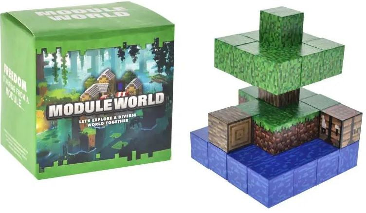 8146 Module World Magnetic Building Set, 38 Pieces
