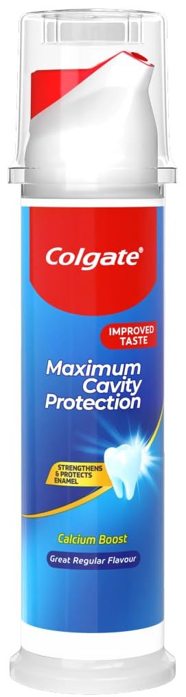 Colgate Maximum Cavity Protection Toothpaste Pump, 100 mL