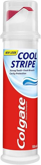 Colgate Cool Stripe Toothpaste Pump, 100 mL