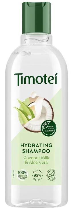 Timotei Coconut Milk & Aloe Vera Shampoo, 300 mL