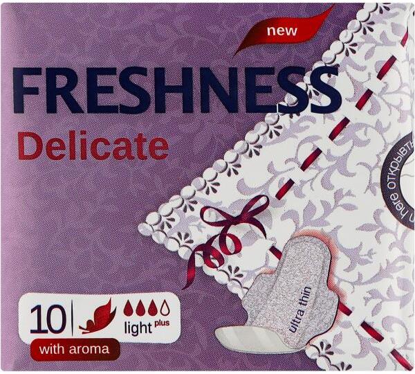 Freshness Sanitary Pads Delicate Ultra Light 10 pcs