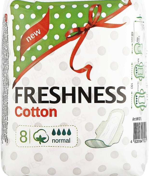 Freshness Sanitary Pads Cotton Ultra Normal Soft 8 pcs