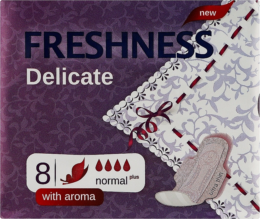 Freshness Sanitary Pads Delicate Ultra Normal 8 pcs