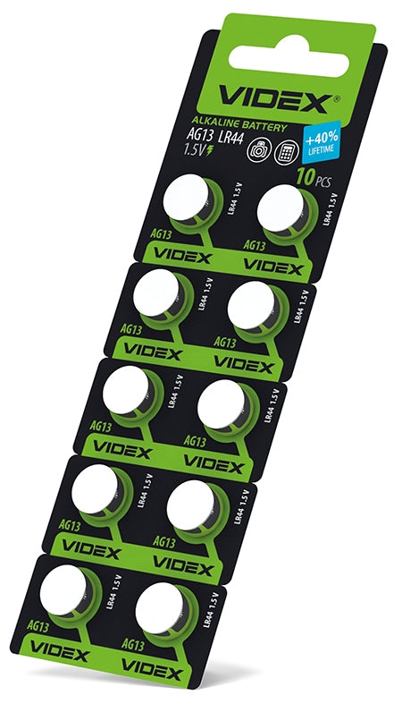 Videx AG13 LR44 Watch Battery, 1 pc