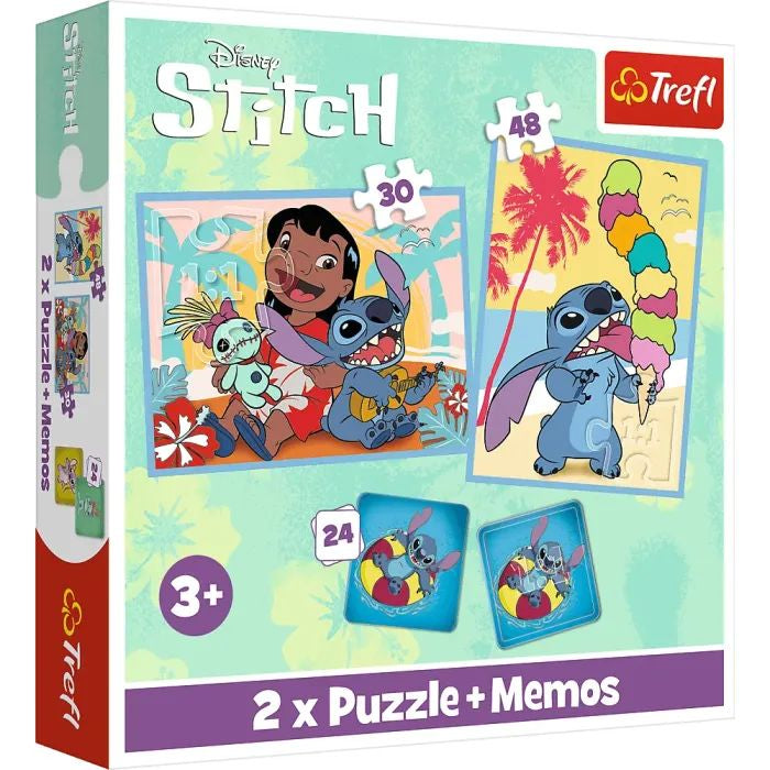 Trefl 93585 Lilo & Stitch Happy Day 2-in-1 Puzzle