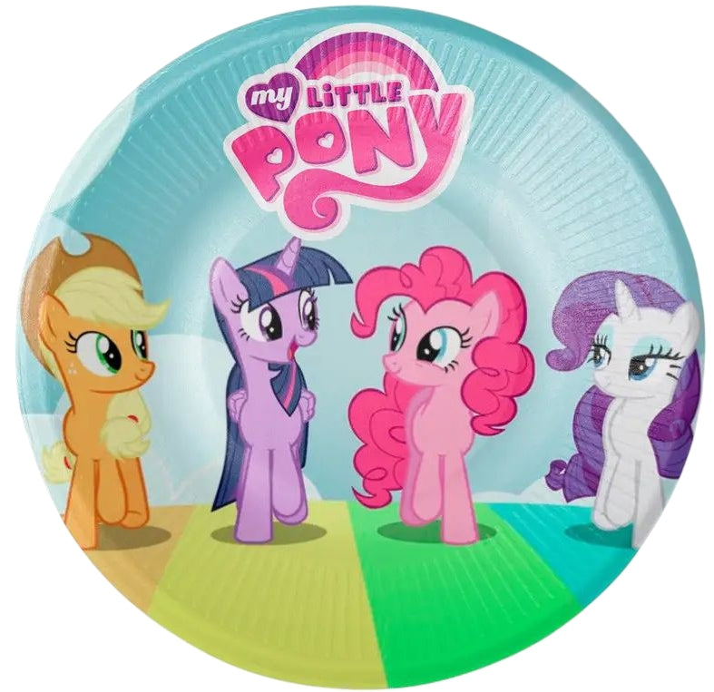 Pony Paper Plates, 18 cm, 10 pcs